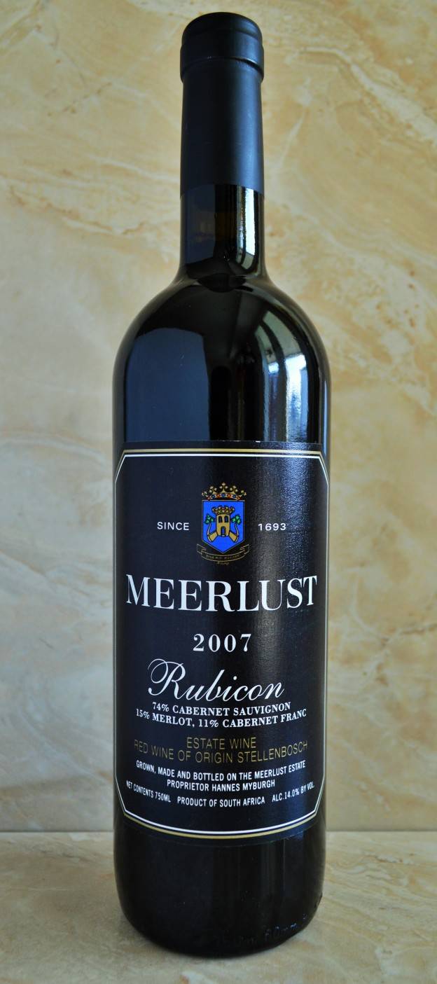 Meerlust Rubicon Review Meerlust Estate Winery