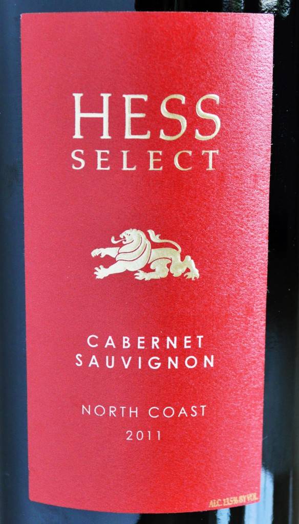 Hess Select Cabernet Sauvignon 2011 Front Label