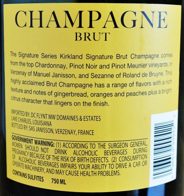 Costco Champagne Kirkland Signature Brut Review The Fermented Fruit