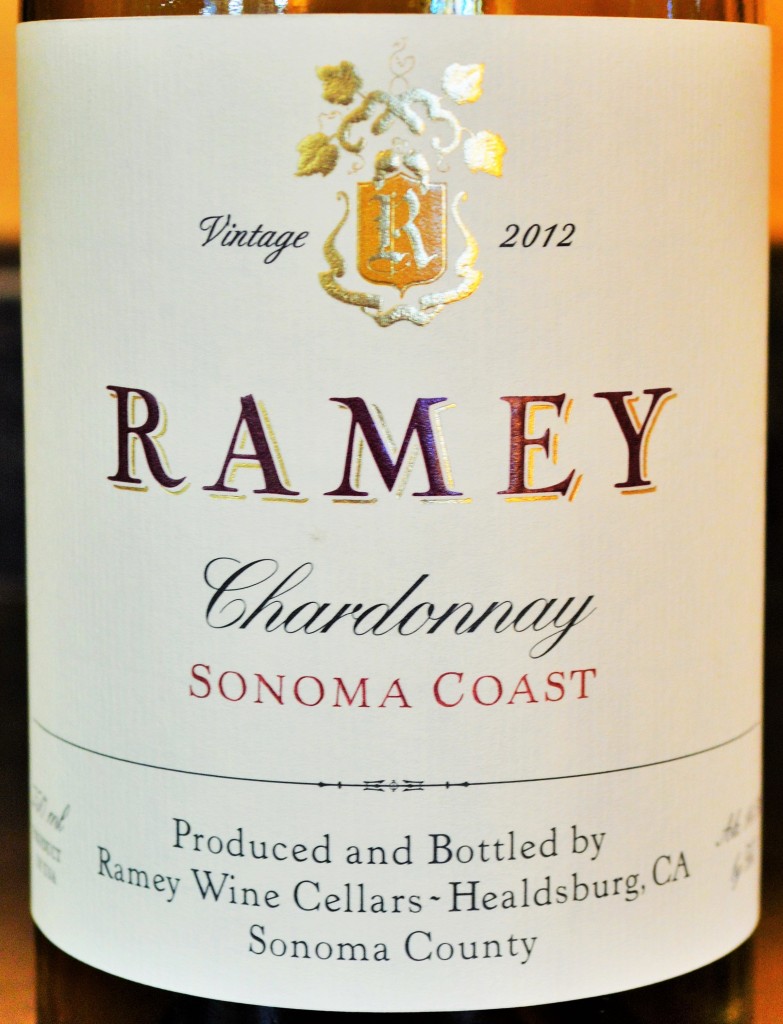 Ramey Chardonnay Sonoma Coast 2012