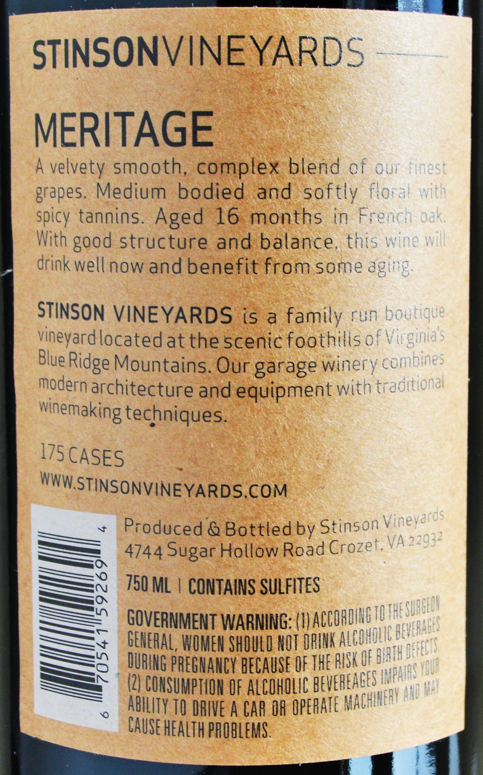 Stinson Vineyards
