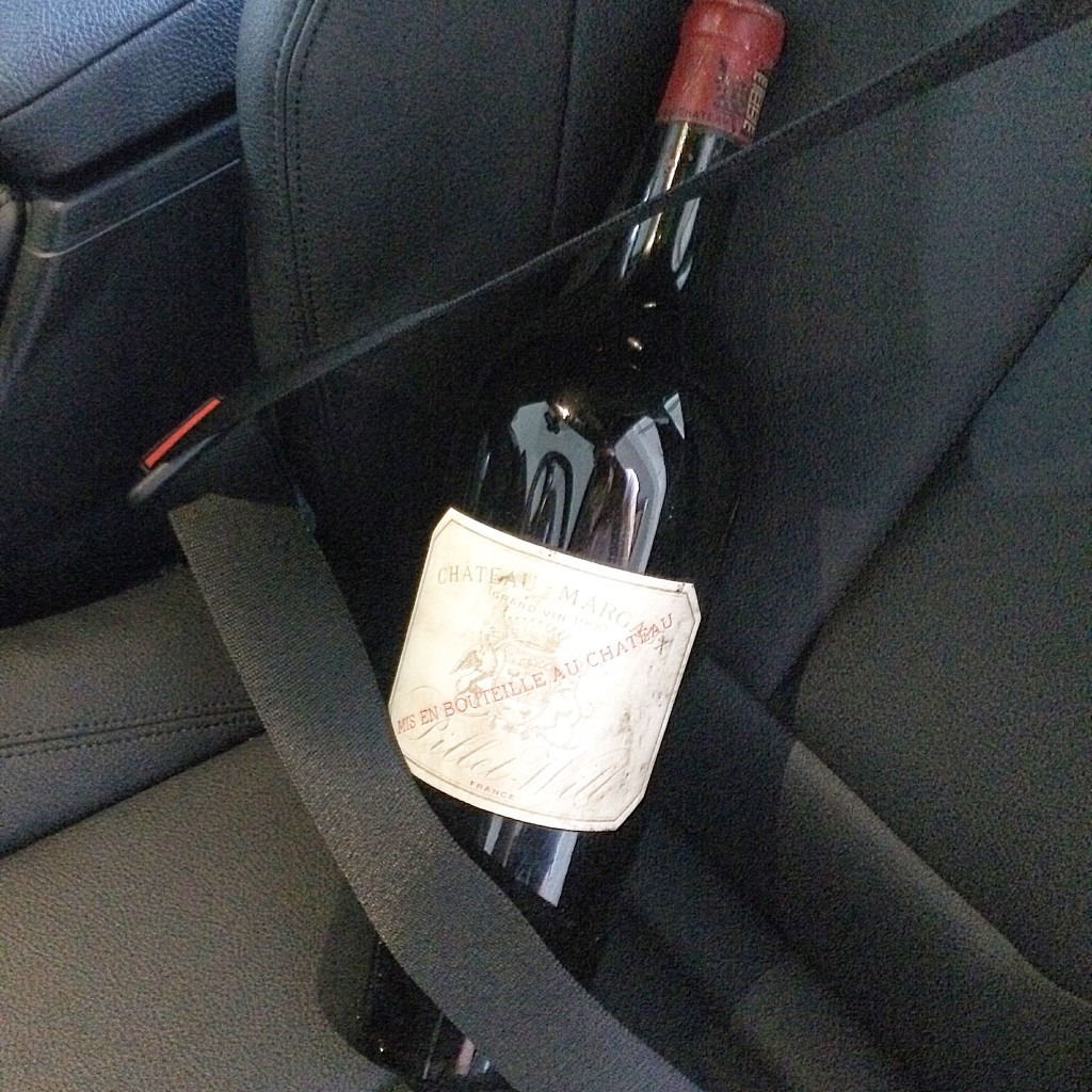I wasn't taking any chances with this magnum of 1900 Chateau Margaux!