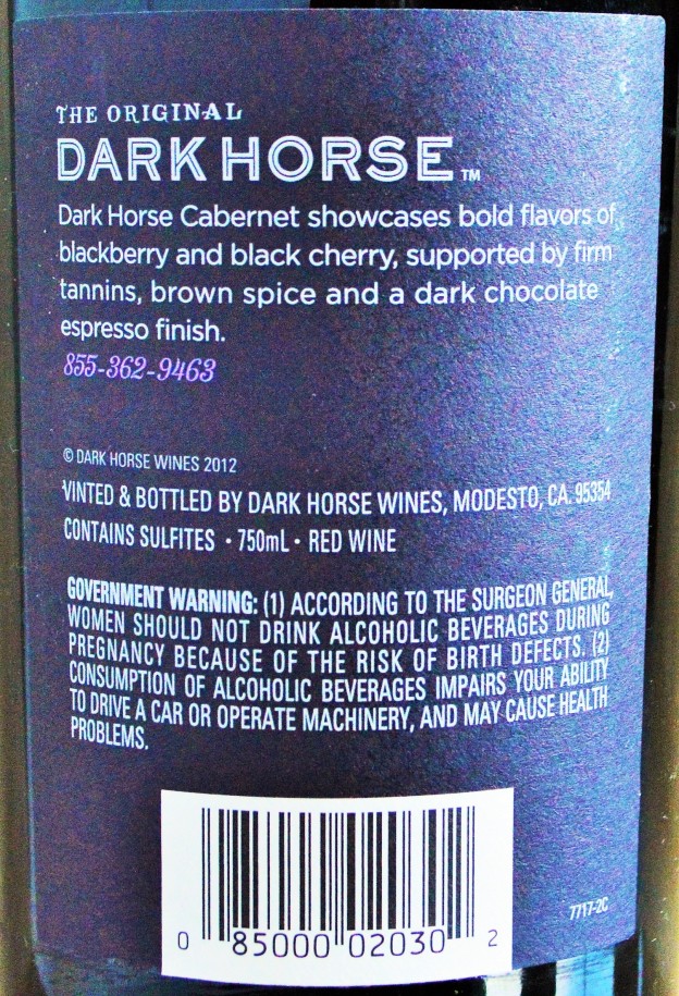Dark Horse Taking Dark Horse Wine for a Ride The Fermented Fruit